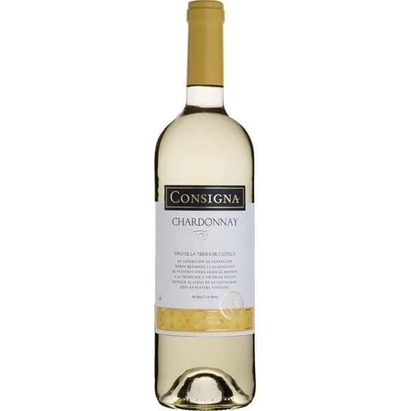 Vino Blanco De la Tierra Chardonnay CONSIGNA, botella 75 cl - 0.75 l - Imagen del producto en Findit