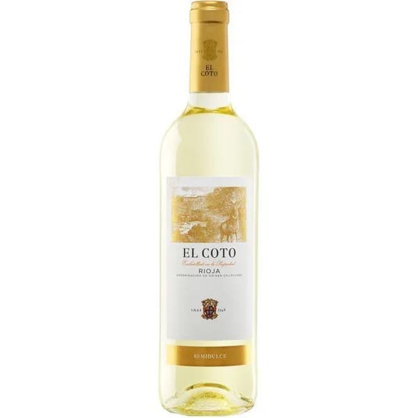 Vino Blanco Semidulce EL COTO, botella 75 cl - 0.75 l - Imagen del producto en Findit