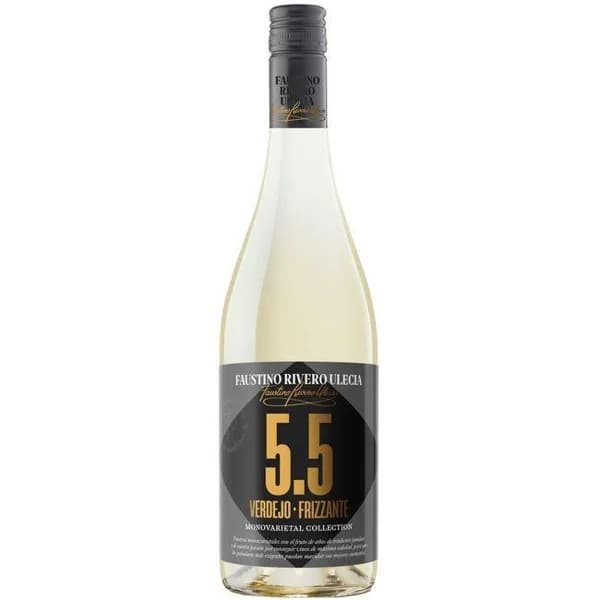 Vino Blanco Verdejo Frizzante 5,5 FAUSTINO RIVERO, botella 75 cl - 0.75 l - Imagen del producto en Findit