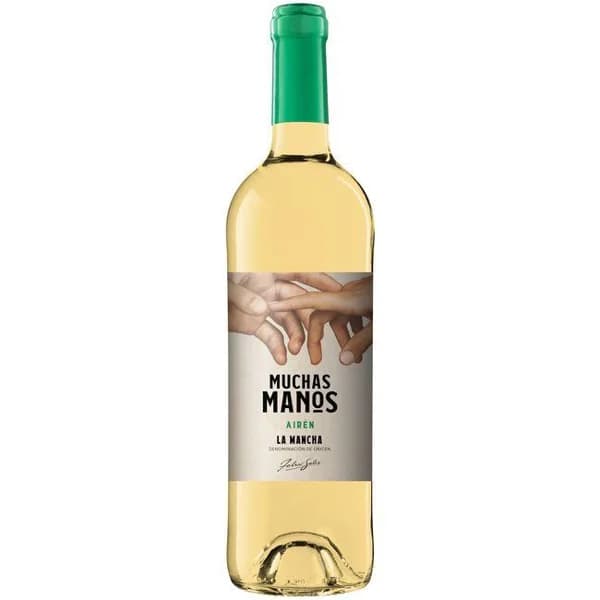Vino Blanco D.O. Mancha MUCHAS MANOS, botella 75 cl - 0.75 l - Imagen del producto en Findit