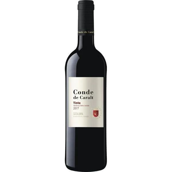 Vino Tinto Joven Cataluña CONDE DE CARALT, botella 75 cl - 0.75 l - Imagen del producto en Findit