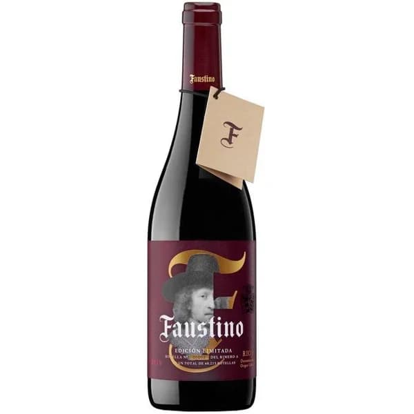 Vino Tinto Crianza DOC Rioja FAUSTINO E. LIMITADA, botella 75 cl - 0.75 l - Imagen del producto en Findit