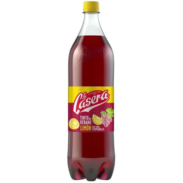Tinto de verano de limón LA CASERA, botella 1,5 litros - 1.5 l - Imagen del producto en Findit