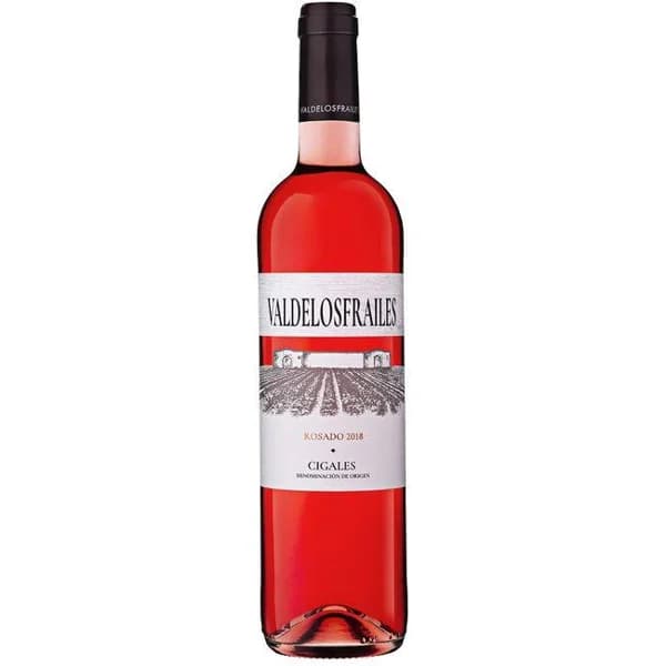 Vino Rosado Cigales VALDELOSFRAILES, botella 75 cl - 0.75 l - Imagen del producto en Findit