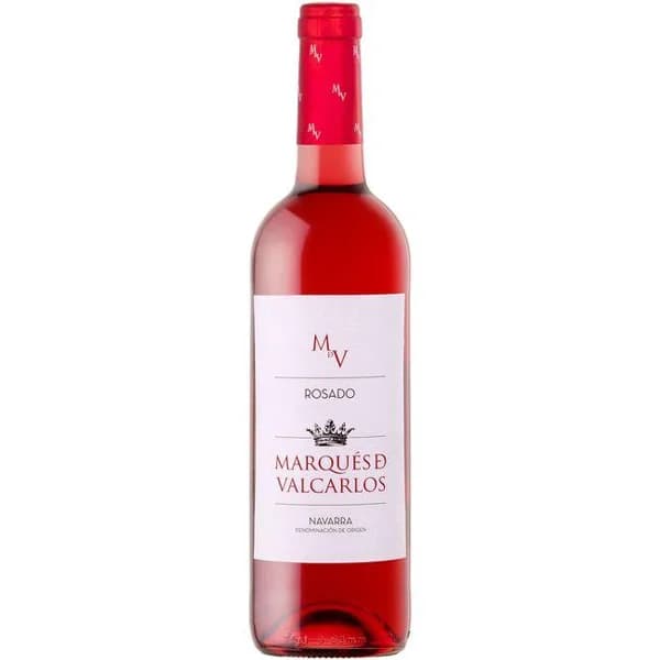 Vino Rosado D.O. Navarra MARQUÉS DE VACARLOS, botella 75 cl - 0.75 l - Imagen del producto en Findit