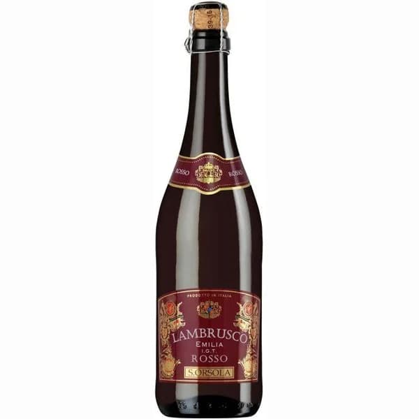 Vino Tinto Lambrusco Italia S. ORSOLA, botella 75 cl - 0.75 l - Imagen del producto en Findit