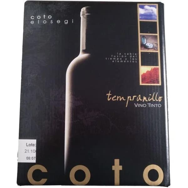 Vino Tinto COTO ELOSEGI, bag in box 3 litros - 3 l - Imagen del producto en Findit