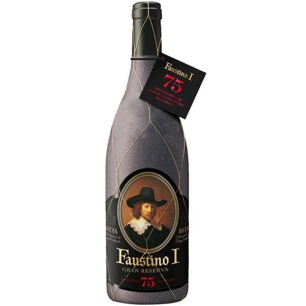 Vino Tinto Gran Rva DOC Rioja 75 Aniv. FAUSTINO I, botella 75 cl - 0.75 l - Imagen del producto en Findit