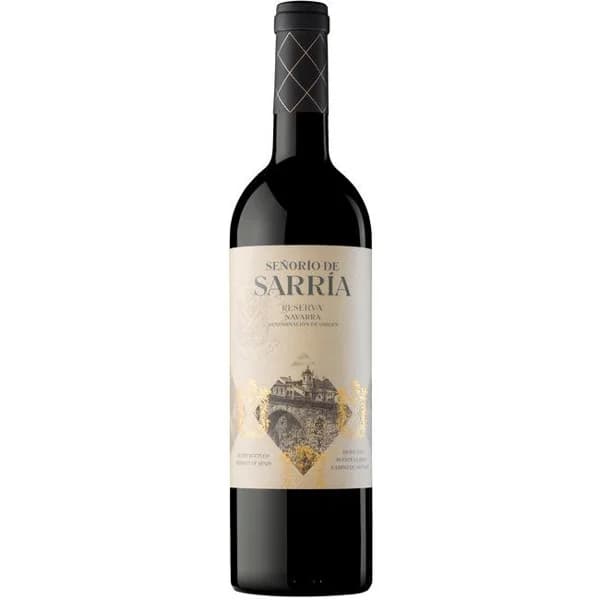 Vino Tinto Reserva D.O. Navarra SEÑORIO DE SARRIA, botella 75 cl - 0.75 l - Imagen del producto en Findit