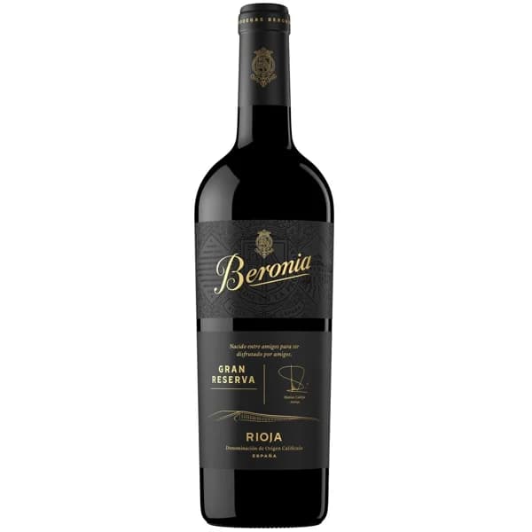 Vino Tinto Gran Reserva Rioja BERONIA, botella 75 cl - 0.75 l - Imagen del producto en Findit