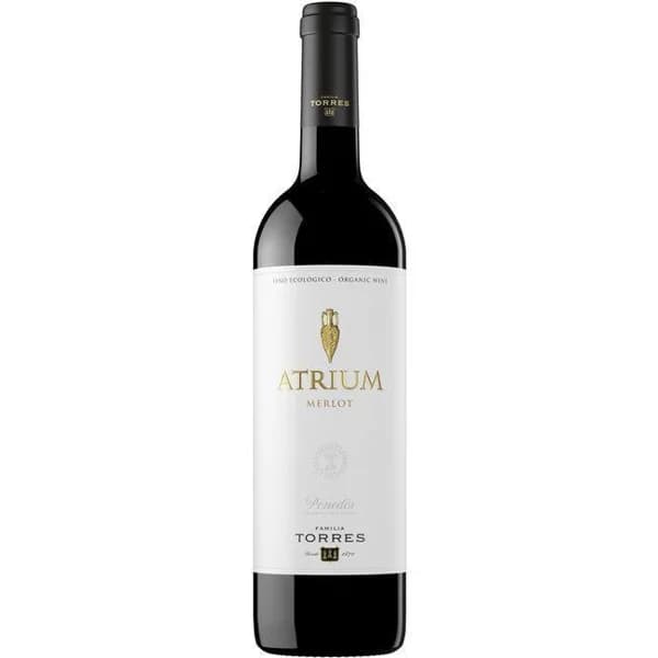 Vino Tinto Penedés Merlot ATRIUM, botella 75 cl - 0.75 l - Imagen del producto en Findit