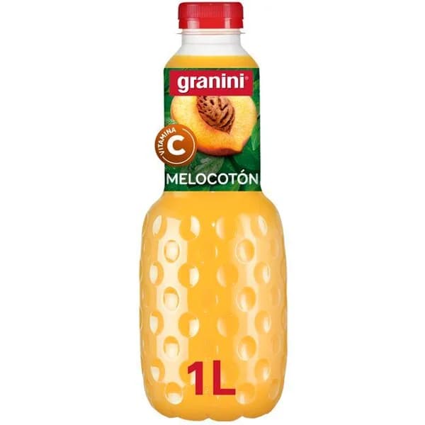 Bebida de melocotón GRANINI, botella 1 litro - 1 l - Imagen del producto en Findit