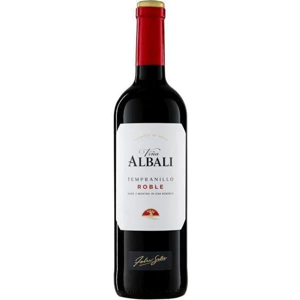 Vino Tinto Roble D.O. Valdepeñas VIÑA ALBALI, botella 75 cl - 0.75 l - Imagen del producto en Findit