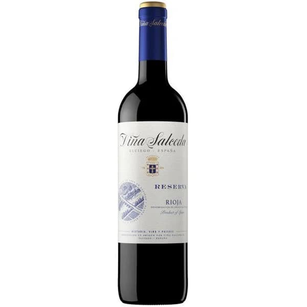 Vino Tinto Reserva D.O. Rioja VIÑA SALCEDA, botella 75 cl - 0.75 l - Imagen del producto en Findit