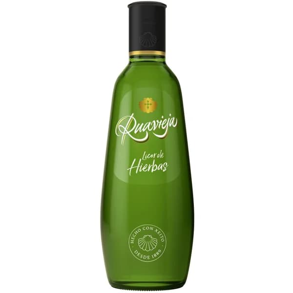Aguardiente de hierbas RUAVIEJA, botella 1 litro - 1 l - Imagen del producto en Findit