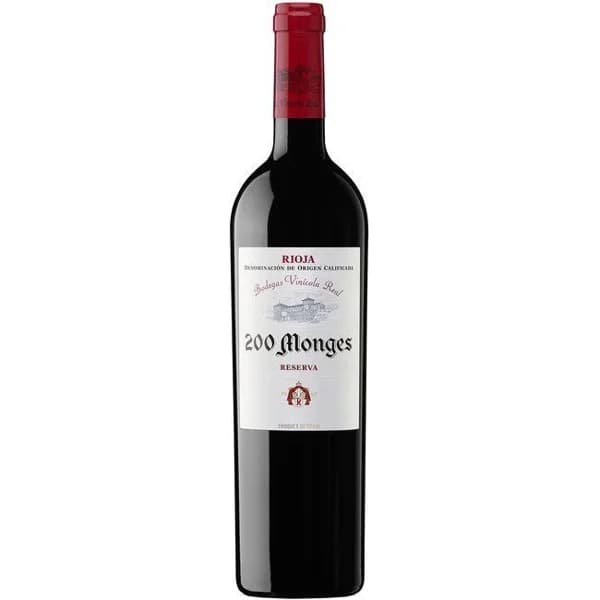 Vino Tinto Reserva D.O.C. Rioja 200 MONGES, botella 75 cl - 0.75 l - Imagen del producto en Findit
