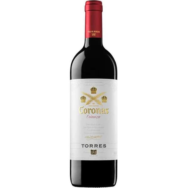 Vino Tinto Crianza D.O. Catalunya TORRES CORONAS, botella 75 cl - 0.75 l - Imagen del producto en Findit
