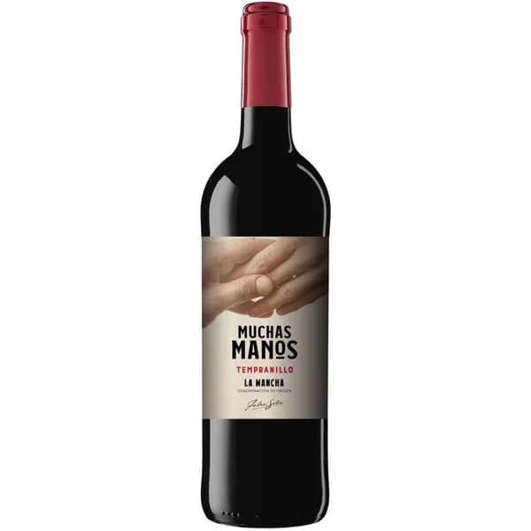 Vino Tinto D.O. Mancha MUCHAS MANOS, botella 75 cl - 0.75 l - Imagen del producto en Findit