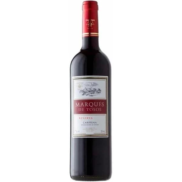 Vino Tinto Reserva MARQUÉS DE TOSOS, botella 75 cl - 0.75 l - Imagen del producto en Findit