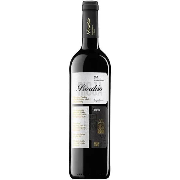Vino Tinto Reserva Rioja BORDÓN, botella 75 cl - 0.75 l - Imagen del producto en Findit