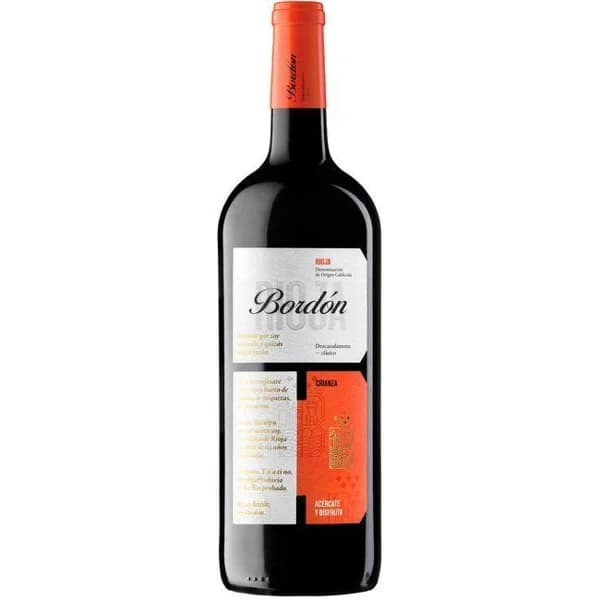 Vino Tinto Crianza Rioja BORDÓN, botella 1,5 litros - 1.5 l - Imagen del producto en Findit