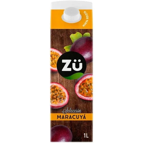 Bebida de maracuyá ZÜ, brik 1 litro - 1 ud - Imagen del producto en Findit