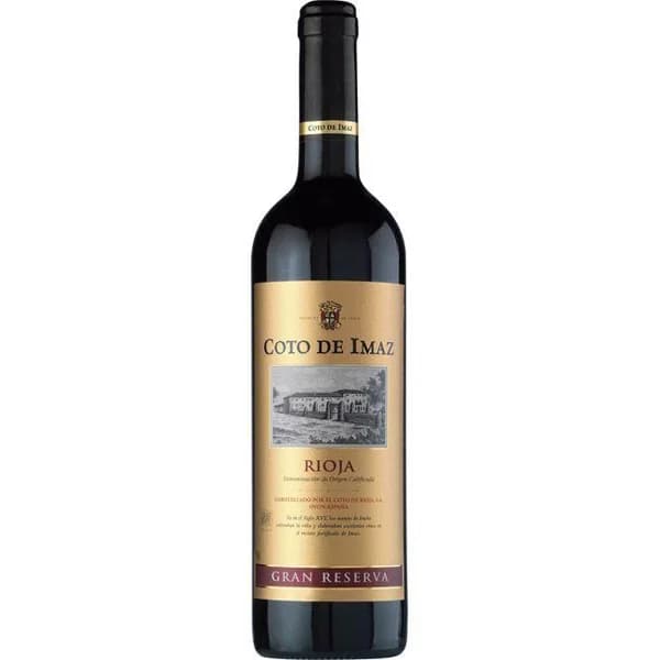 Vino Tinto Gran Reserva D.O. Rioja COTO DE IMAZ, botella 75 cl - 0.75 l - Imagen del producto en Findit