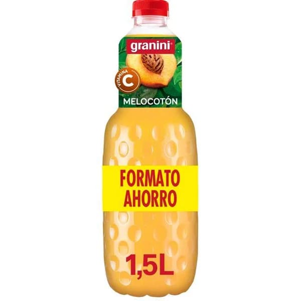 Bebida de melocotón GRANINI, botella 1,5 litro - 1.5 l - Imagen del producto en Findit