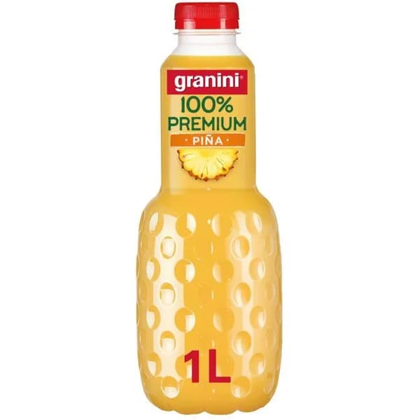 Zumo de piña 100% Premium GRANINI, botella 1 litro - 1 l - Imagen del producto en Findit