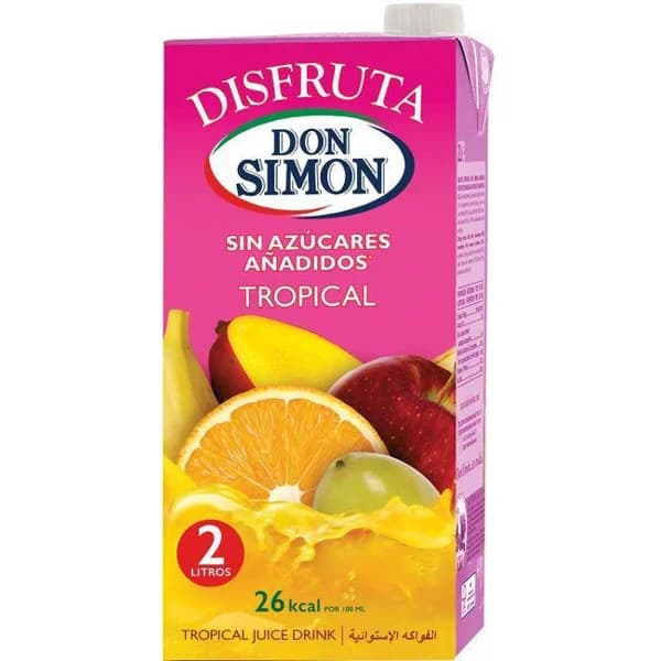 Néctar disfruta tropical DON SIMON, brik 2 litros - 1 ud - Imagen del producto en Findit
