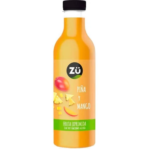 Zumo de piña-mango ZÜ, botella 75 cl - 1 ud - Imagen del producto en Findit
