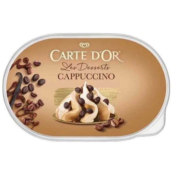 Helado capuccino CARTE D'OR, tarrina 471 g - 0.47 kg - Imagen del producto en Findit