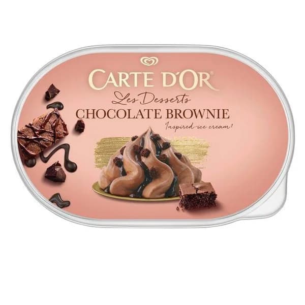 Helado brownie CARTE D'OR, tarrina 456 g - 0.46 kg - Imagen del producto en Findit