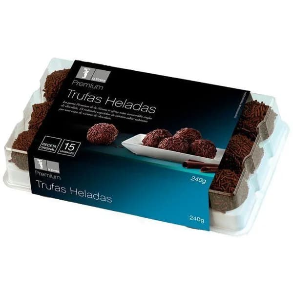 Trufas heladas premium LA SIRENA, caja 240 g - 1 ud - Imagen del producto en Findit