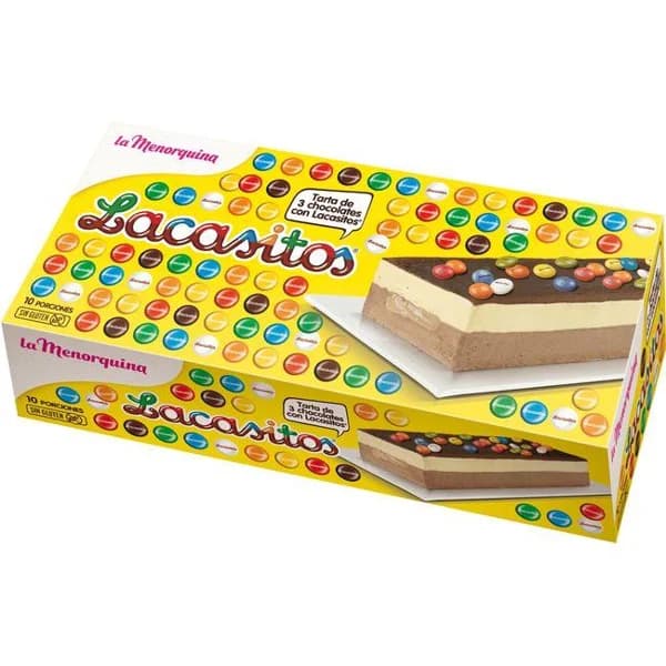 Tarta Lacasitos LA MENORQUINA, caja 420 g - 0.42 kg - Imagen del producto en Findit