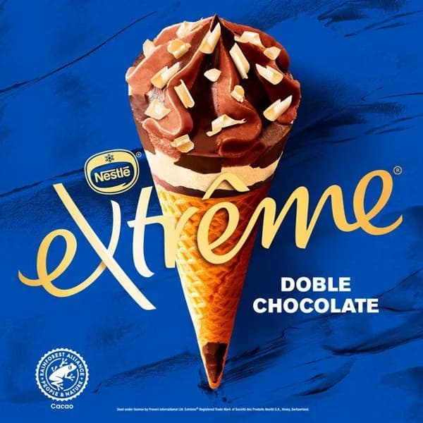 Helado doble chocolate EXTREME, 1 ud, 120 ml - 0.12 l - Imagen del producto en Findit
