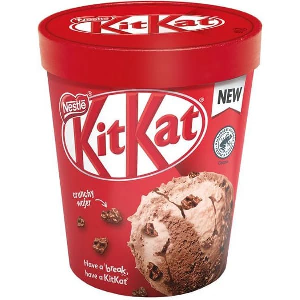 Helado KIT KAT, tarrina 480 ml - 1 ud - Imagen del producto en Findit