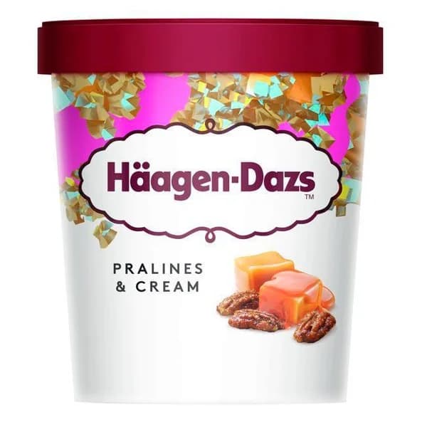 Helado Pralines&Cream HAAGEN DAZS, tarrina 400 g - 0.4 kg - Imagen del producto en Findit