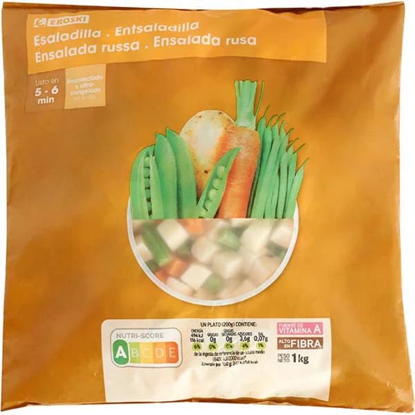 Ensaladilla EROSKI, bolsa 1 kg - 1 kg - Imagen del producto en Findit