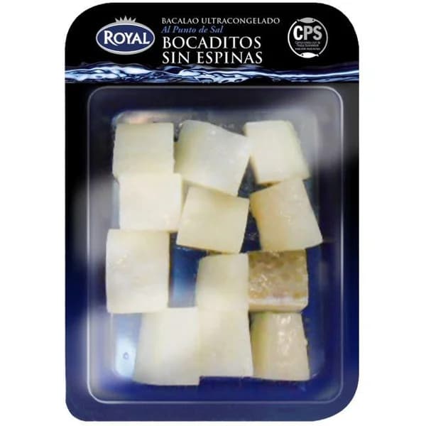Bocaditos de bacalao ROYAL, bandeja 250 g - 1 ud - Imagen del producto en Findit