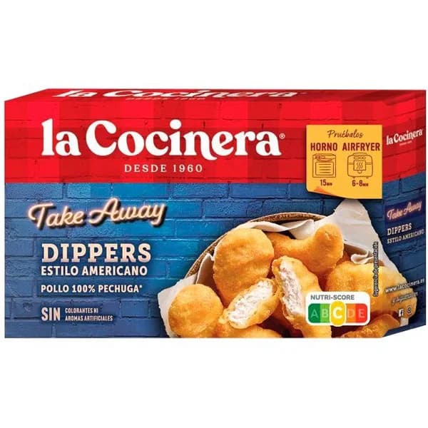 Chicken Dippers LA COCINERA, caja 220 g - 0.22 kg - Imagen del producto en Findit