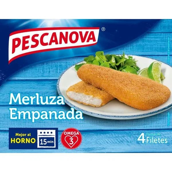 Filete de merluza empanado PESCANOVA, caja 340 g - 0.34 kg - Imagen del producto en Findit