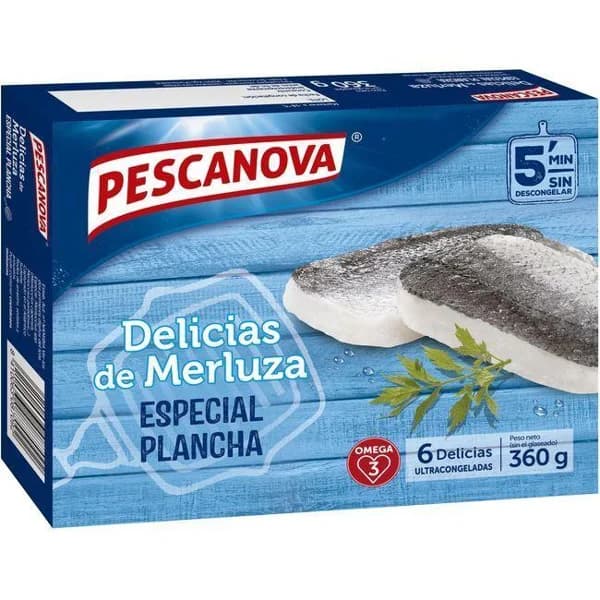 Delicias de merluza PESCANOVA, caja 360 g - 0.36 kg - Imagen del producto en Findit