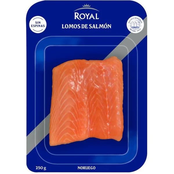 Lomo de salmón ROYAL, bandeja 250 g - 0.25 kg - Imagen del producto en Findit