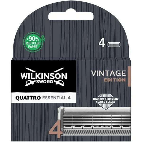 Cargador de afeitar WILKINSON Quattro Vintage, pack 4 uds. - 1 ud - Imagen del producto en Findit
