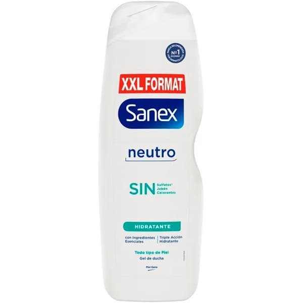 Gel piel normal SANEX ZERO, bote 850 ml - 0.85 l - Imagen del producto en Findit
