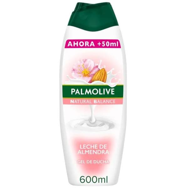 Gel de ducha almendras PALMOLIVE NATURAL BALANCE, bote 600 ml - 0.6 l - Imagen del producto en Findit