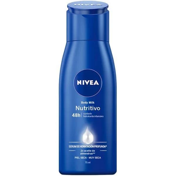 Body milk nutritivo 5 en 1 NIVEA, bote 75 ml - 0.08 l - Imagen del producto en Findit