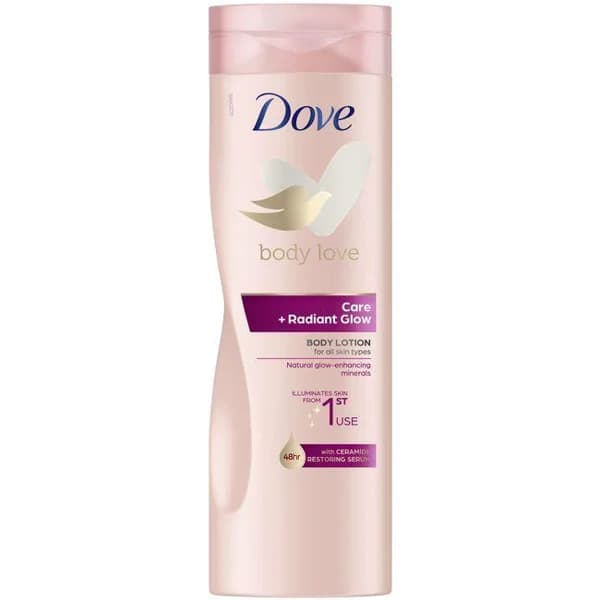 Loción cuidado glow DOVE, bote 400 ml - 0.4 l - Imagen del producto en Findit