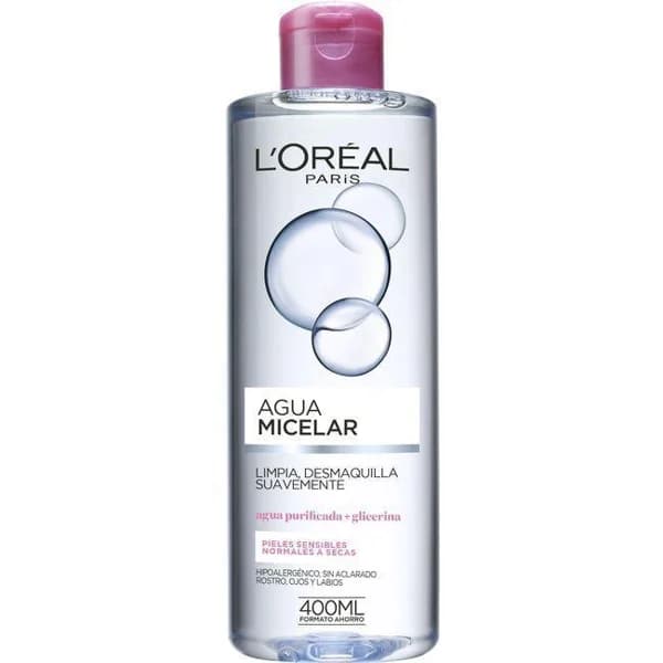 Agua micelar suave L`OREAL, bote 400 ml - 0.4 l - Imagen del producto en Findit